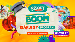 Sziget Festival Diákjegy Program 2024 // Team BOOM